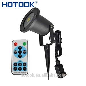 5W RGB LED Christmas Lights IP65 Landscape Lamp Remote Control Spotlight LED Laser Light Projector for Garden Outdoor Holiday