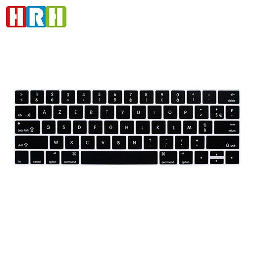 Ali baba french custom  laptop for dell cover silicone cover French Laptop Silicone Keyboard Covers For MacBook Touch Bar