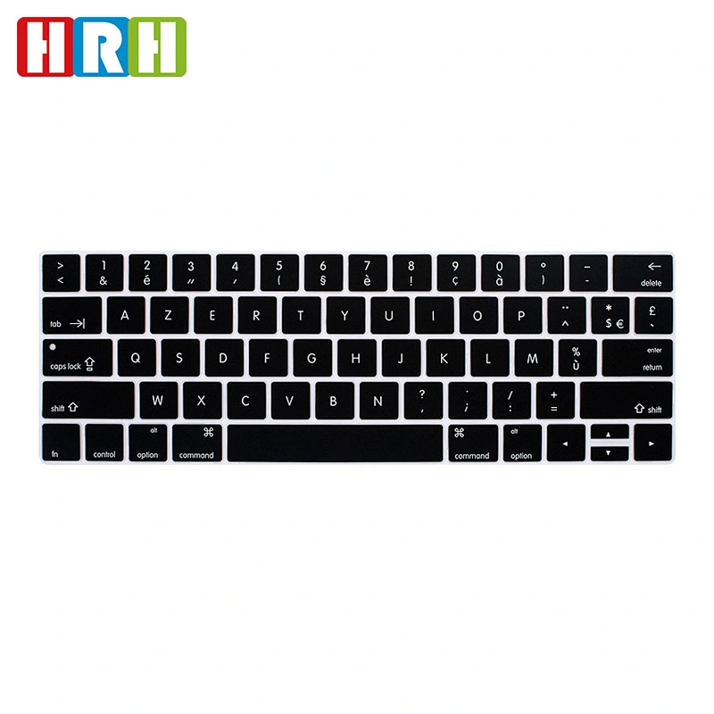 Ali baba french custom  laptop for dell cover silicone cover French Laptop Silicone Keyboard Covers For MacBook Touch Bar