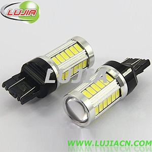 Whole sale 7440 7443 33smd 5630 chip led car side light 12V electric car new viper auto led bulb CE, RoHS Back-Up/Brake light