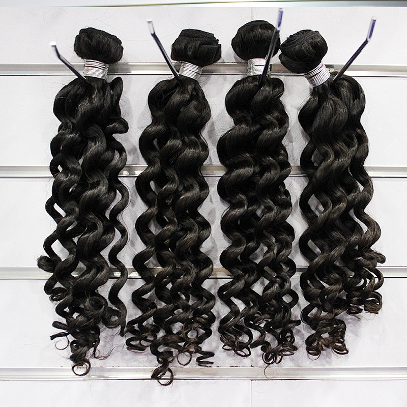 Wholesale cuticle aligned loose curly virgin brazilian hair extension