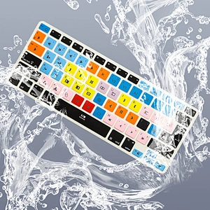 Amazon Hot Seller avid Media Composer Shortcuts Silicone Keyboard Protector For macbook pro laptop for macbook pro 13 case Air