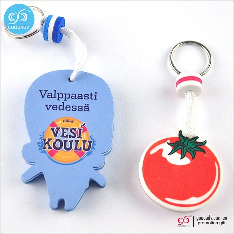 Custom shape EVA foam keychain for promotional gifts