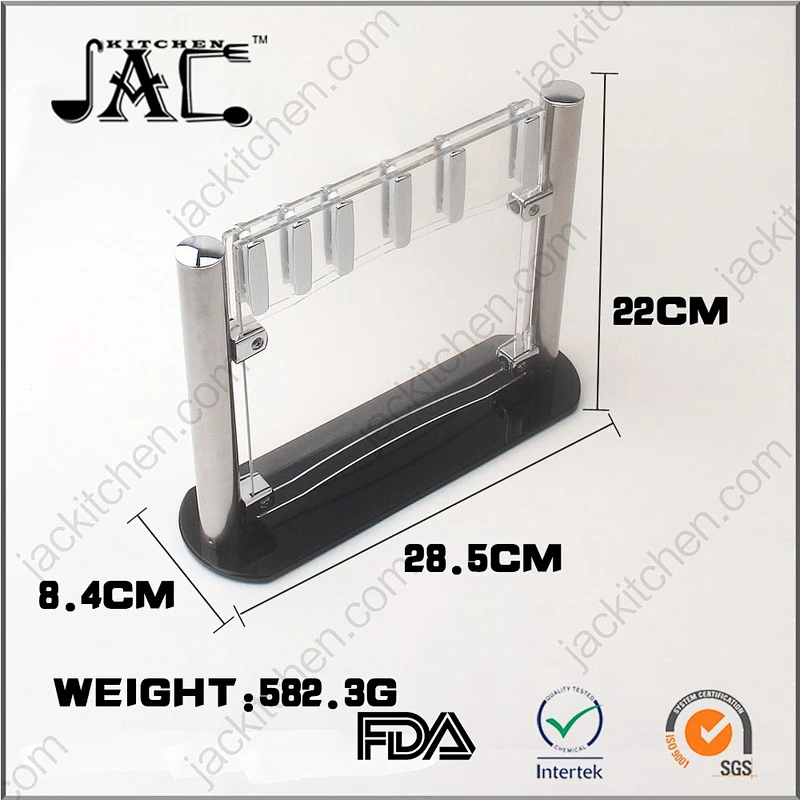 Professional Stylish Quality 5PCS Acrylic Knife Stand
