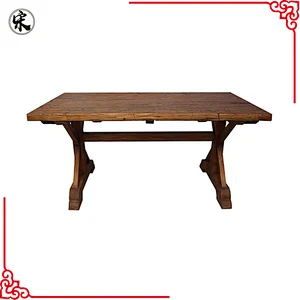 wholesale rustic reclaimed old wood dining room table furniture