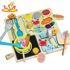 New hottest simulation pretend play wooden cutting fruit toy for kids W10B280