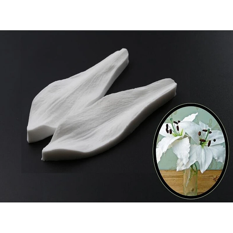 Petal Flower Leaf Fondant Silicone Mould Cake Decor Chocolate Sugar Baking Mold