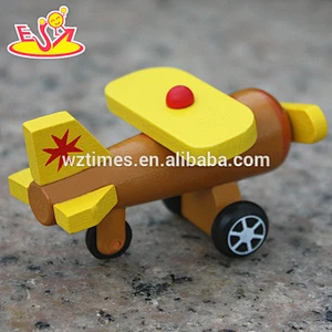 2018 wholesale kids wooden toy airplane popular wooden toy airplane W04A198