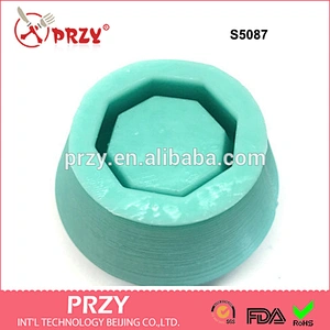 S5087 Planter Mold - Silicone - Geometric Mold - Cast Concrete-Resin-Wax-Soap