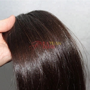 Complete cuticle unprocessed 100% virgin human hair abundant stock natural black accept sample order 1 Piece Hair Extension