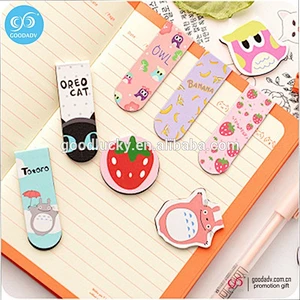 OEM manufacture gift magnet bookmarks clip