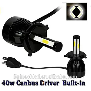 G20 COB 4 SIDE LED Car Headlight 80w H1 Motorcycle Led Driving Lights Auto Led Headlights H4