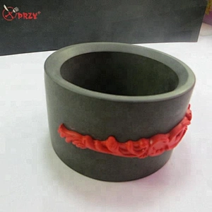Cylinder Concrete planter mold HP0010 Fondant decorative Cement flower pot silicone Molds