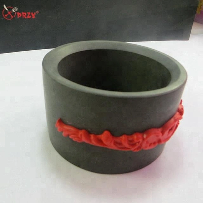 Cylinder Concrete planter mold HP0010 Fondant decorative Cement flower pot silicone Molds