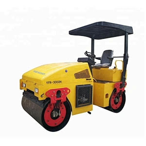 China supplier YFR-3000H 3 Ton double drum vibratory road roller