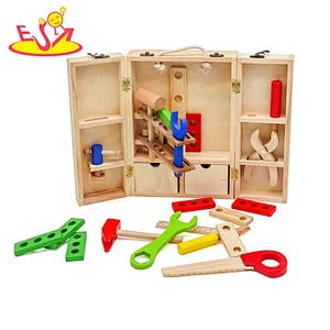 Top sale educational play wooden toy tool set for children W03D103B