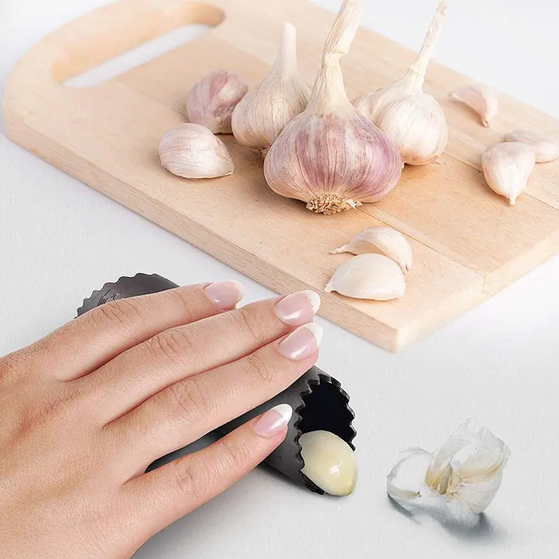 high quality professional industrial manual stainless steel garlic press