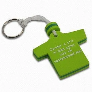 hot sell products cloth shape eva keychain