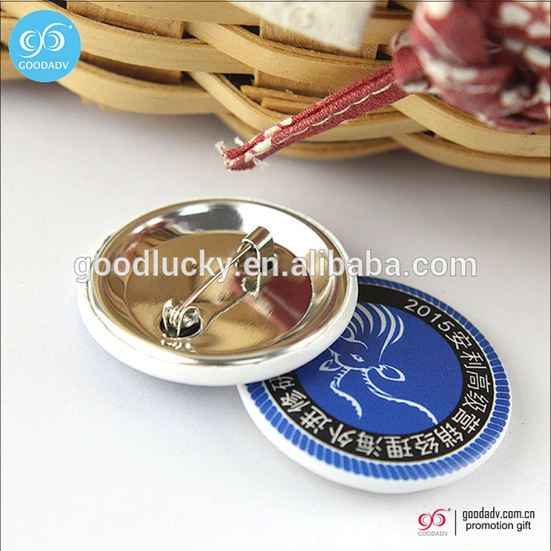 Promotional gifts Tin Badge /button badge/metal badge with pin