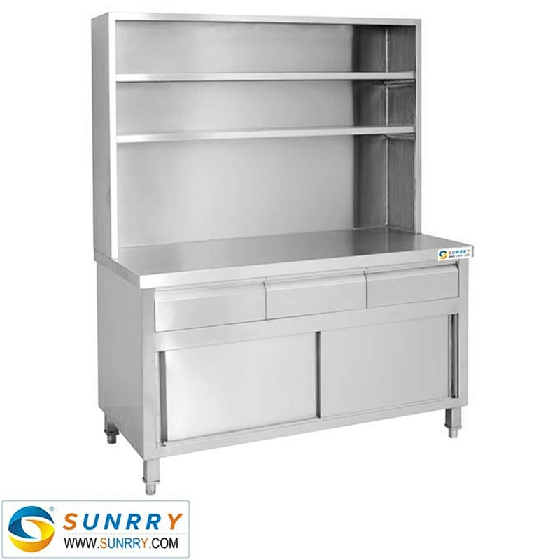 Factory Price Commercial Stainless Steel Kitchen Cabinet with Shelf