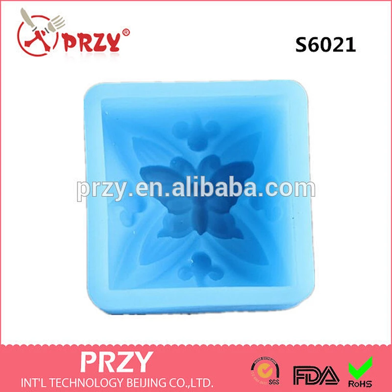 Butterfly decorative handmade silicone soap mold