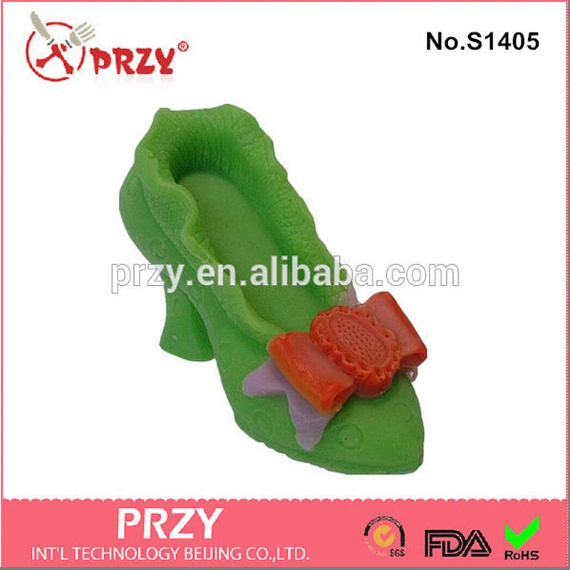 PRZY S1405 handmade high heel shoes silicone soap mold