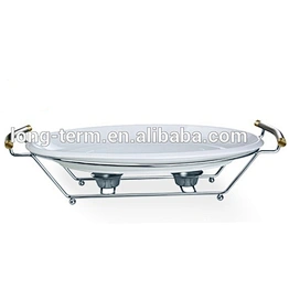 CD113 New Brass & Copper Chafing Dish Hydraulic Chafing Dish