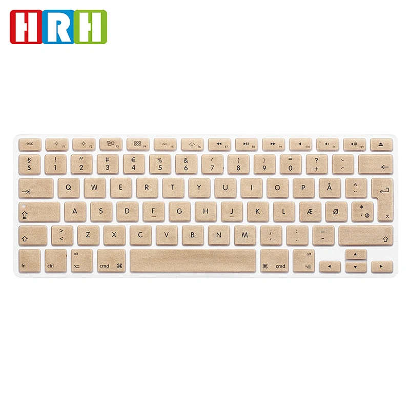 Silicone Laptop danish design Keyboard Protector keyboard skins for macbook pro retina Laptop with Retina Display