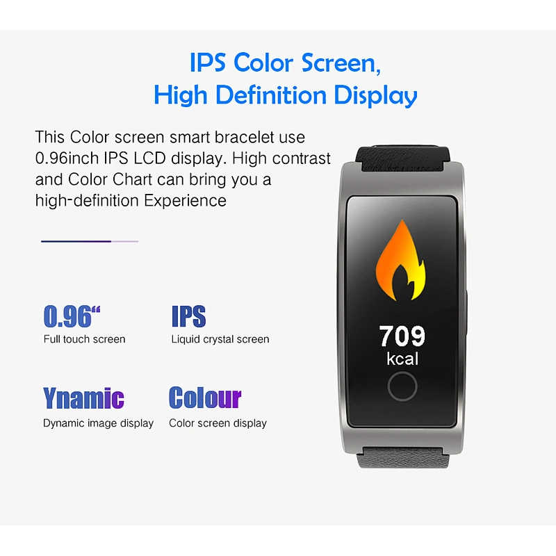 China mobile phone accessories manufacturer support OEM fitness track bracelet with blood pressure support customize your own lo