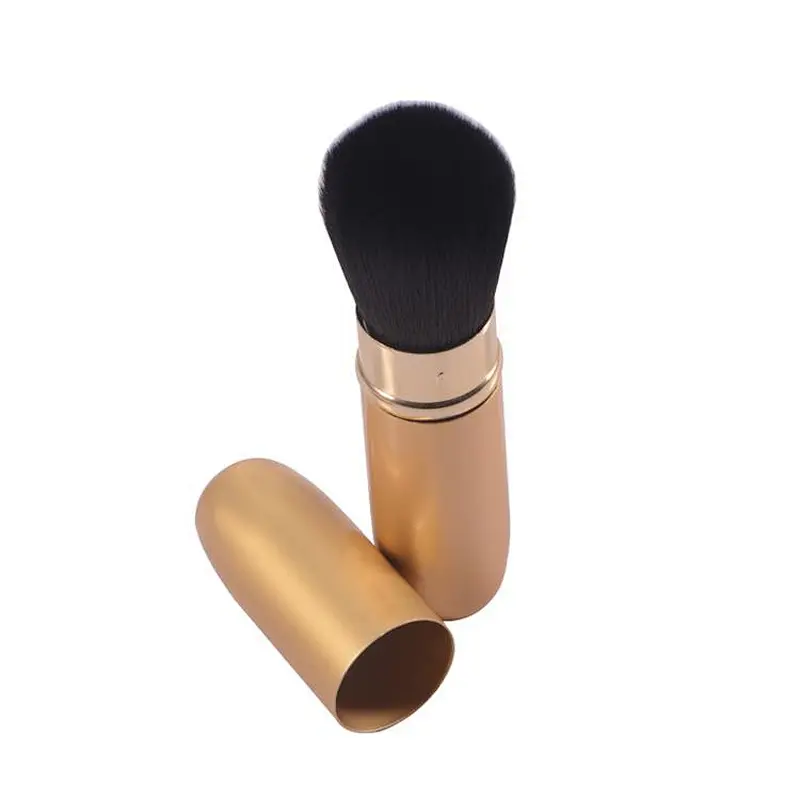 Wholesale makeup retractable brush professional private label blush powder make up brush