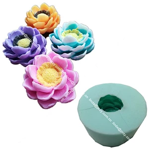 Magnolia Mold Flower candle Molds Soap Mould flower candle molds