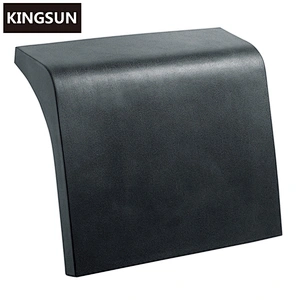 K-209 PU Material Bathtub Pillow Back Suction Black Waterproof Bath Pillow