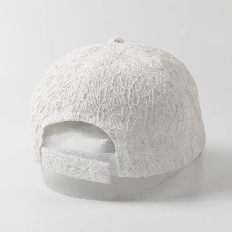 New summer outdoor sports hat custom women baseball cap hat lace dad hat
