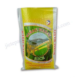 Customized design printing 25kg bopp laminated basmati rice india bag