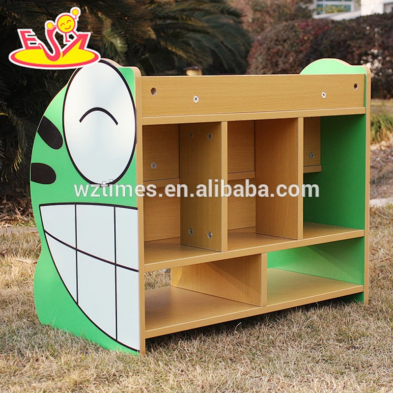 2018 Wholesale high quality wooden frog kids toy storage W08C213
