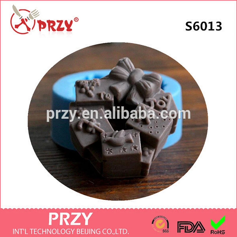 S6013 Christmas series decorative silicone soap mold