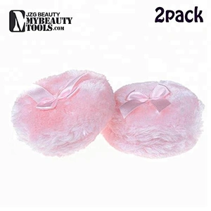 Facial Face Cotton Powder Makeup Sponge New Cleansing Pink Round Cosmetic Powder Puff