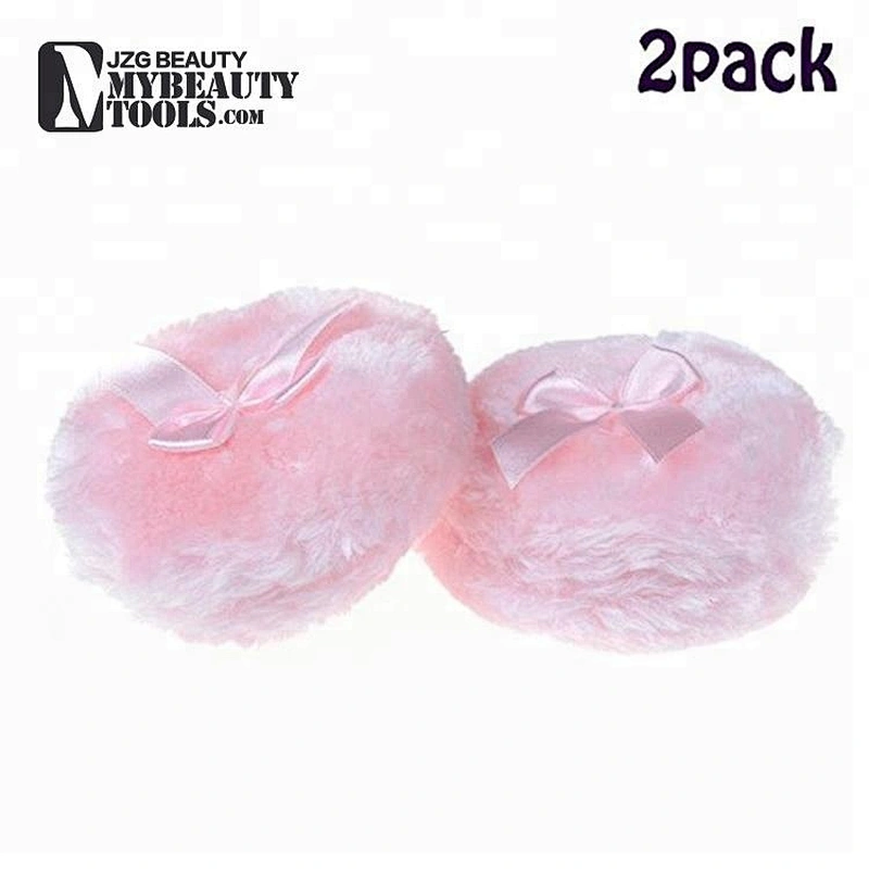Facial Face Cotton Powder Makeup Sponge New Cleansing Pink Round Cosmetic Powder Puff