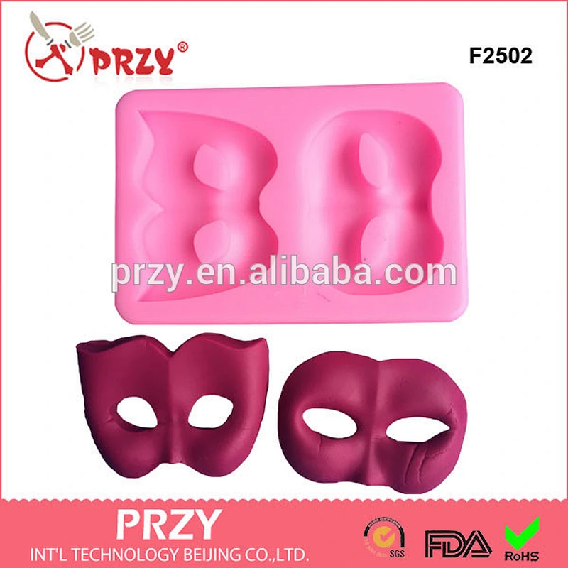 F2502 PRZY Beijing Fondant tools silicone mask silicone molds