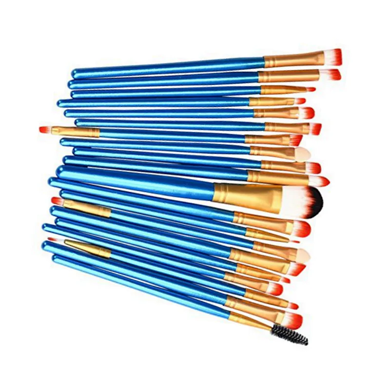 20pcs Makeup Brush Set Tools Perfect Application For Eyebrow/Blush/Foundation/Contour Make-up Toiletry Kit