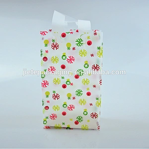 Customized plastic material polyethylene pe bag shopping packing bag