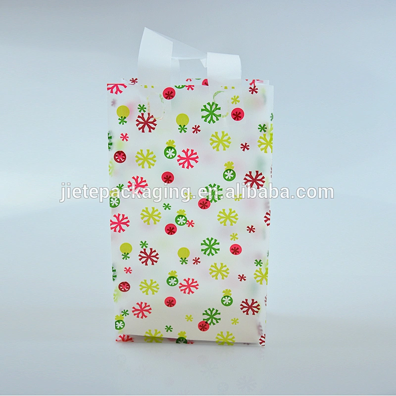 Customized plastic material polyethylene pe bag shopping packing bag