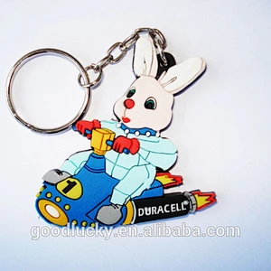 Manufacturer Hot sale 2/3D rubber keychain