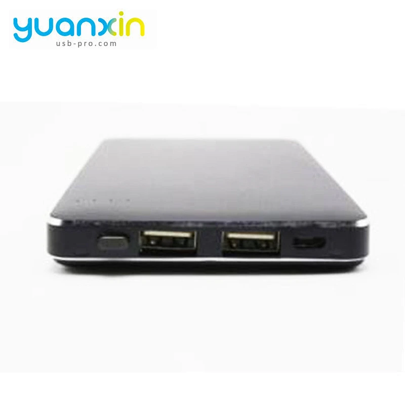 Big Capacity Metal Power Bank With Two Usb Port
