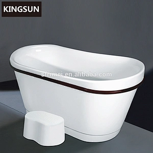 Classic Freestanding Best Acrylic Soaking Bathtub Oval Bathtub