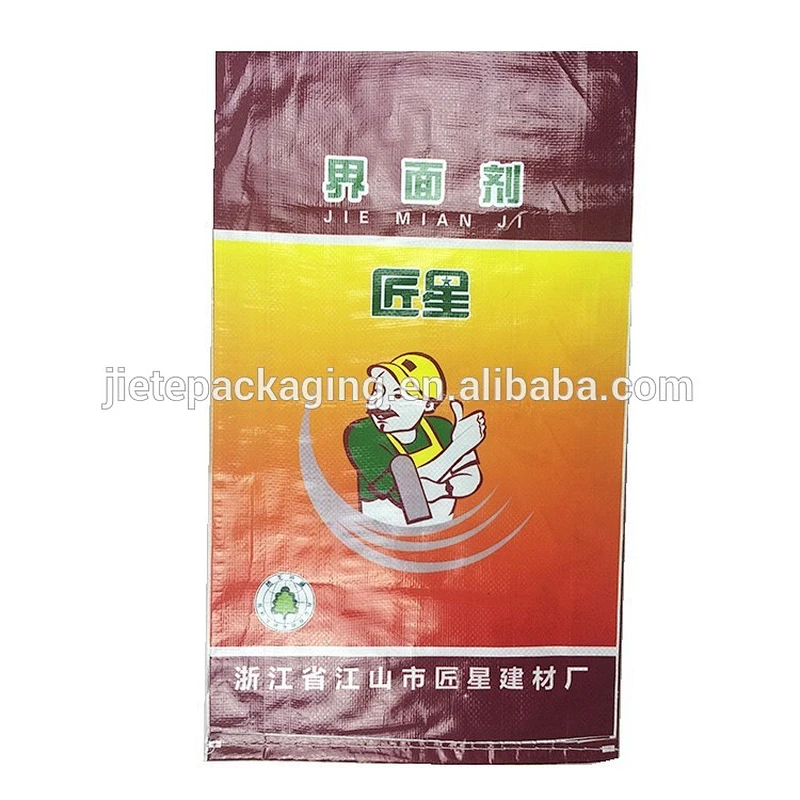 Video, custom printed high quality poly polypropylene pp woven bag for packing cement, putty