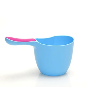 Baby Bath Water Scoop Plastic Cup Bailer for Kids Shower