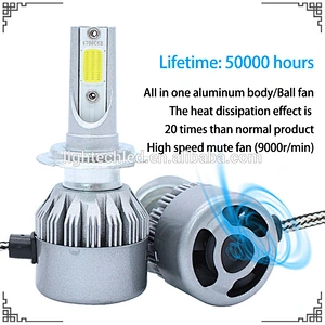 Lightech DC 12V All In One C6 Led Headlight H7 36W