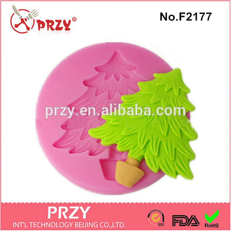 F2177 PRZY christmas tree cupcake fondant cake decorating tools