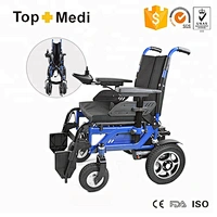 Rehabilitation equipment power hub motor folding electric wheelchair for disabled